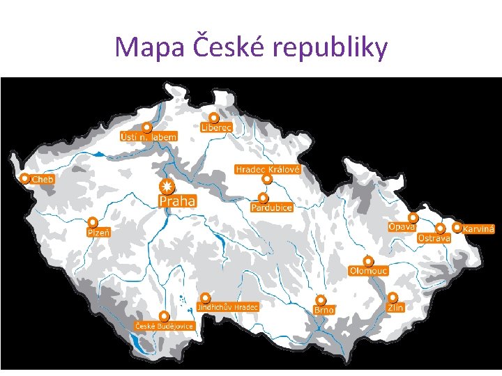 Mapa České republiky 