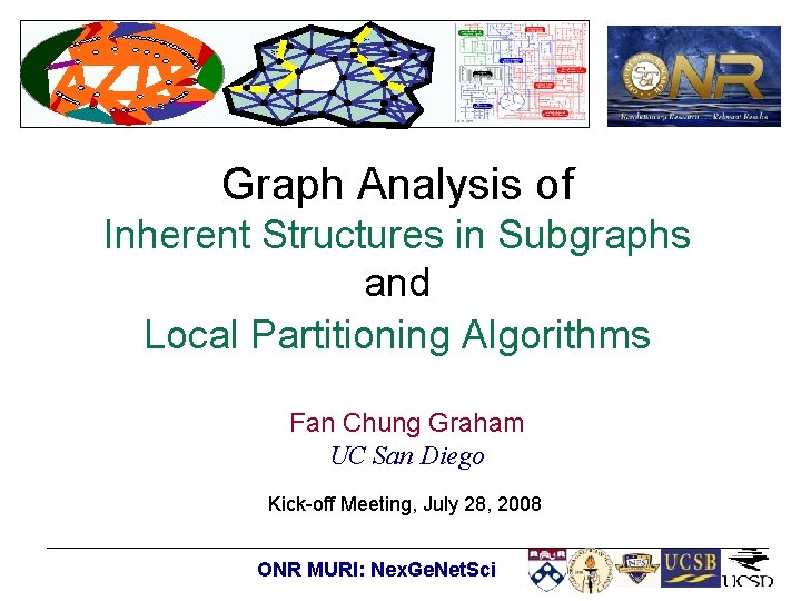 Graph Analysis of Inherent Structures in Subgraphs and Local Partitioning Algorithms Fan Chung Graham