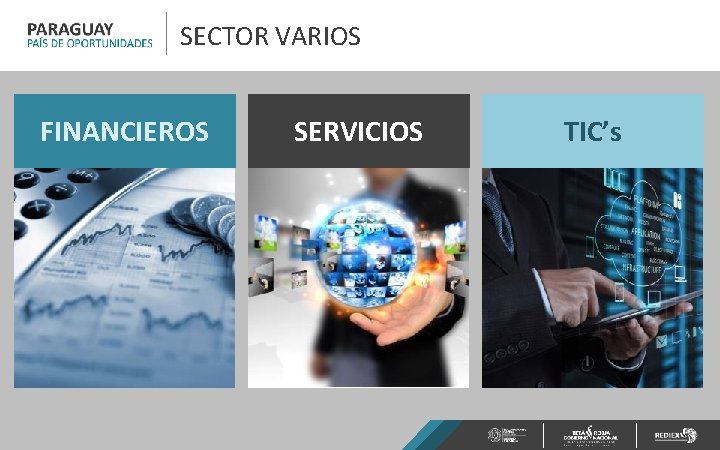 SECTOR VARIOS FINANCIEROS SERVICIOS TIC’s 