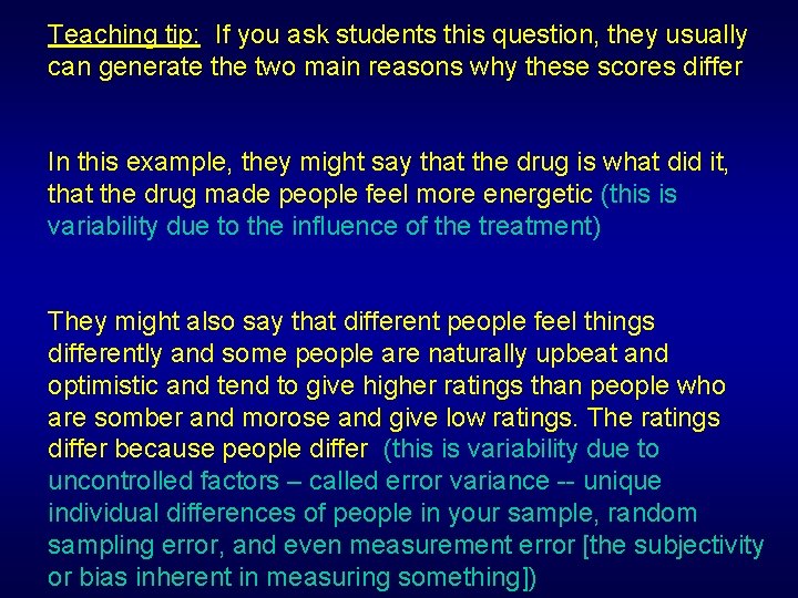 Teaching tip: If you ask students this question, they usually can generate the two Teaching tip: If you ask students this question, they usually can generate the two
