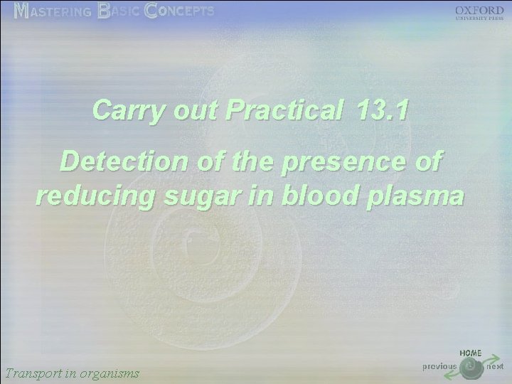 按一下以編輯母片標題樣式 Carry out Practical 13. 1 • 按一下以編輯母片文字樣式 • Detection 第二層 of the presence