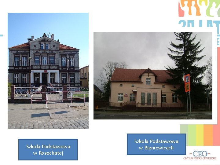Szkoła Podstawowa w Rosochatej Szkoła Podstawowa w Bieniowicach 