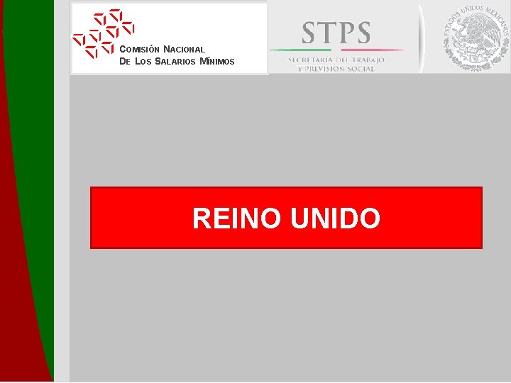 COMISIÓN NACIONAL DE LOS SALARIOS MÍNIMOS REINO UNIDO 