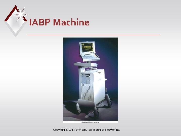 IABP Machine Copyright © 2014 by Mosby, an imprint of Elsevier Inc. 