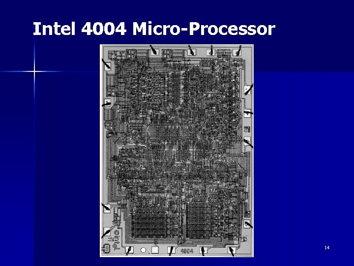 Intel 4004 Micro-Processor 14 