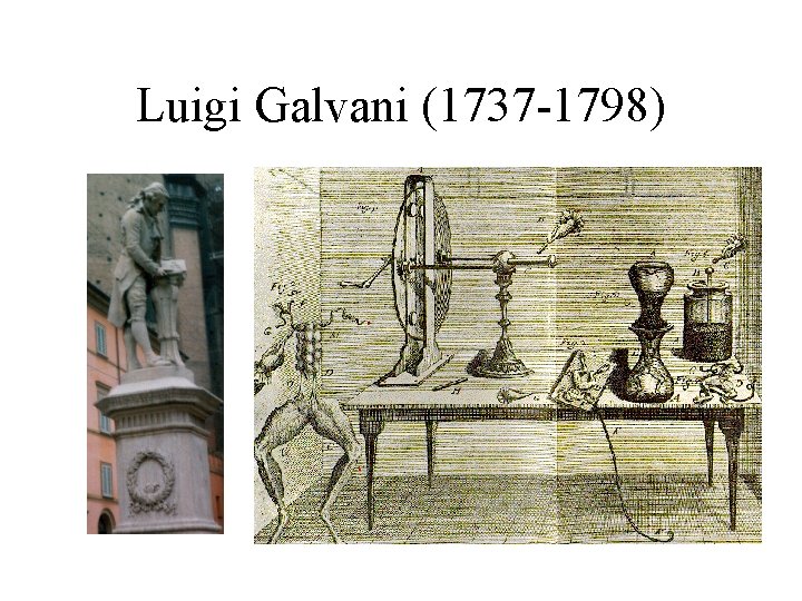 Luigi Galvani (1737 -1798) 