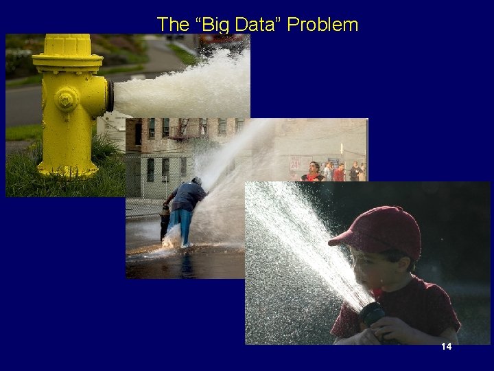 The “Big Data” Problem 14 