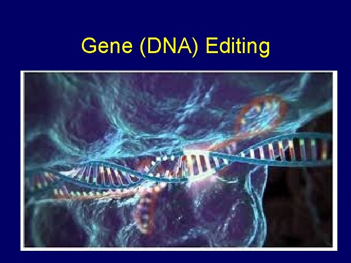Gene (DNA) Editing 2 Gene (DNA) Editing 2