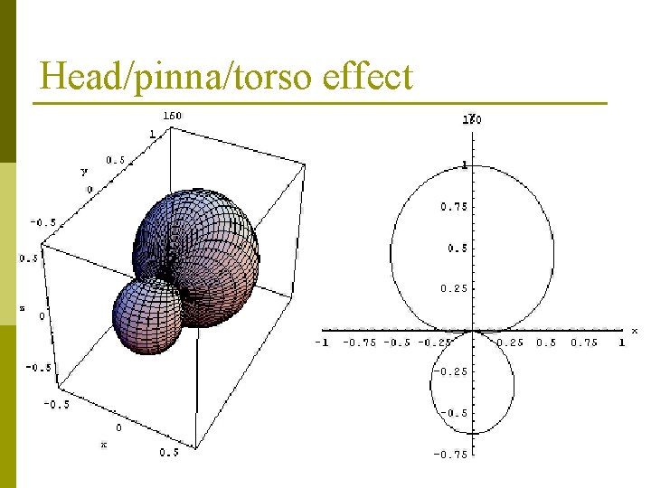 Head/pinna/torso effect Head/pinna/torso effect