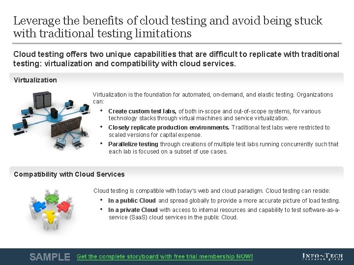 Leverage the benefits of cloud testing and avoid being stuck with traditional testing limitations