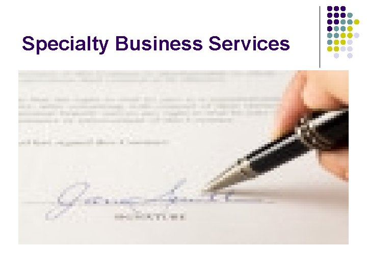 Specialty Business Services 