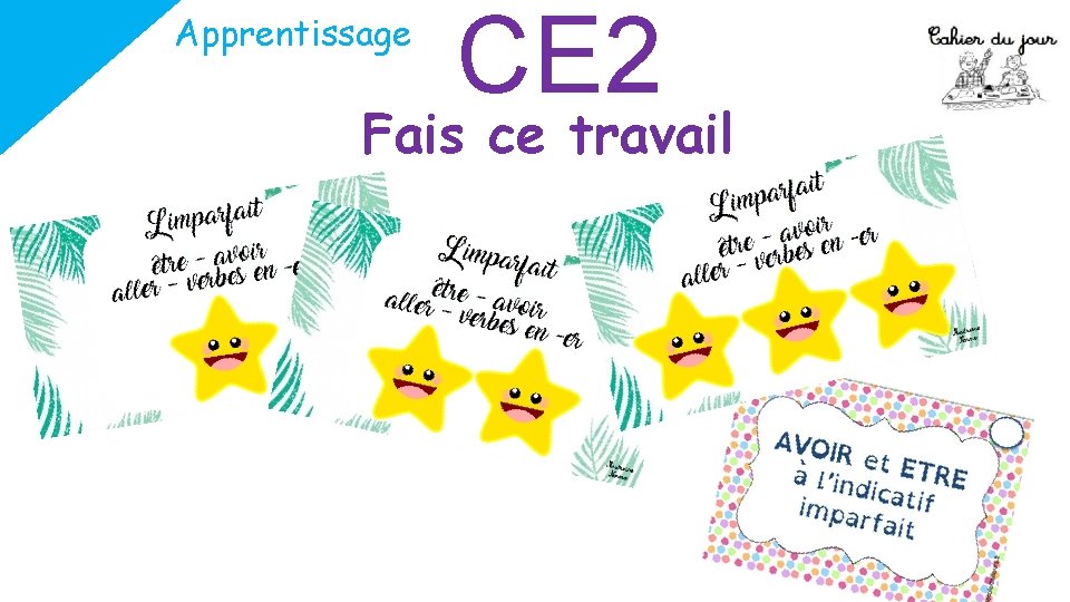 Apprentissage CE 2 Fais ce travail 