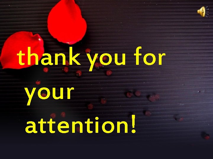 thank you for your attention! 