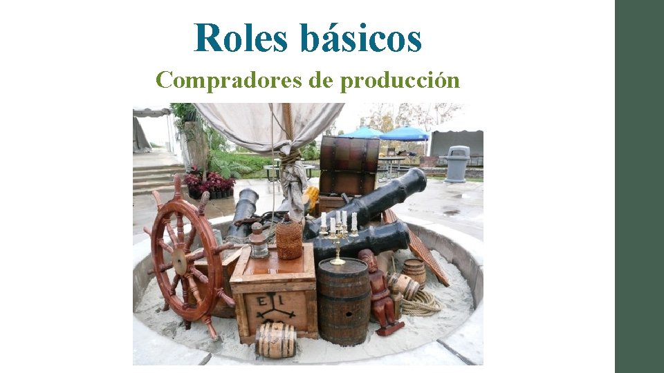 Roles básicos Compradores de producción 