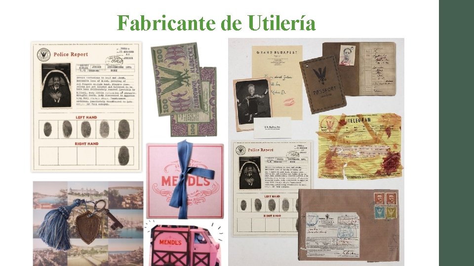 Fabricante de Utilería 