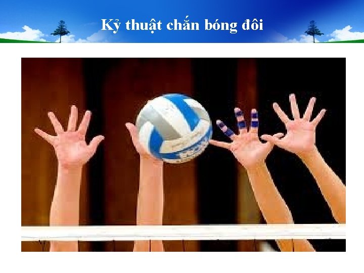Kỷ thuật chắn bóng đôi Kỷ thuật chắn bóng đôi