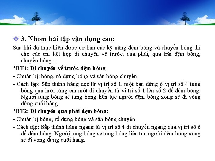 v 3. Nhóm bài tập vận dụng cao: Sau khi đã thực hiện được v 3. Nhóm bài tập vận dụng cao: Sau khi đã thực hiện được