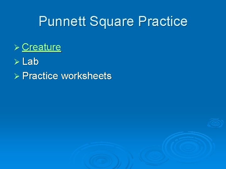 Punnett Square Practice Ø Creature Ø Lab Ø Practice worksheets Punnett Square Practice Ø Creature Ø Lab Ø Practice worksheets