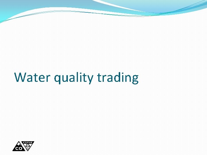 Water quality trading 