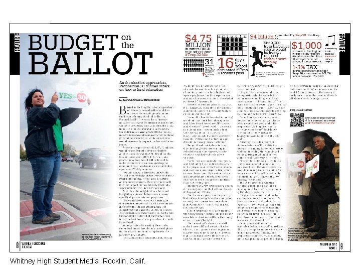 Whitney High Student Media, Rocklin, Calif. 