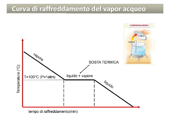 Curva di raffreddamento del vapor acqueo 