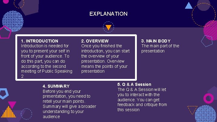 EXPLANATION 1. INTRODUCTION Introduction is needed for you to present your self in front EXPLANATION 1. INTRODUCTION Introduction is needed for you to present your self in front
