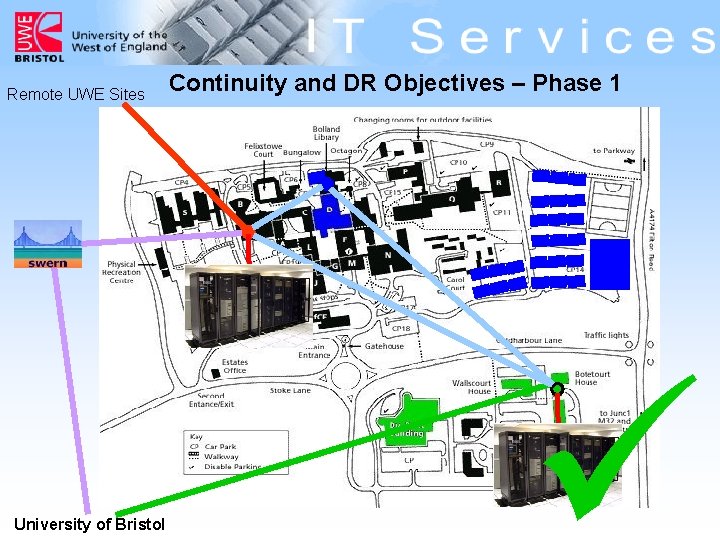 Remote UWE Sites Continuity and DR Objectives – Phase 1 University Bristol of University