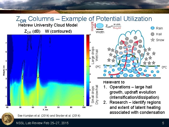 Hebrew University Cloud Model ZZ (d. BZ) W (contoured) DR (d. B) W (contoured)
