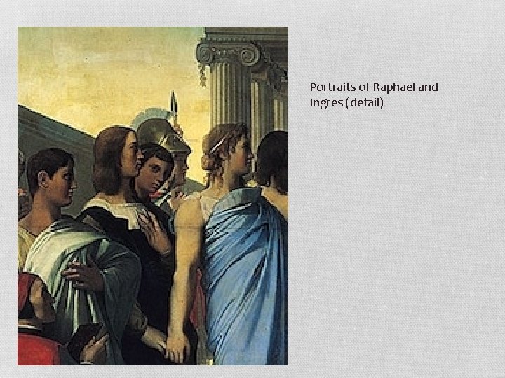 Portraits of Raphael and Ingres (detail) 