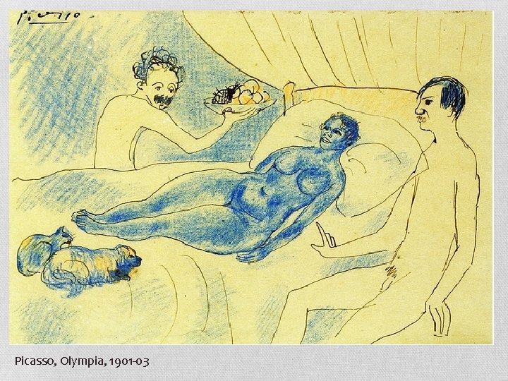 Picasso, Olympia, 1901 -03 