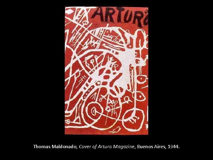 Thomas Maldonado, Cover of Arturo Magazine, Buenos Aires, 1944. 