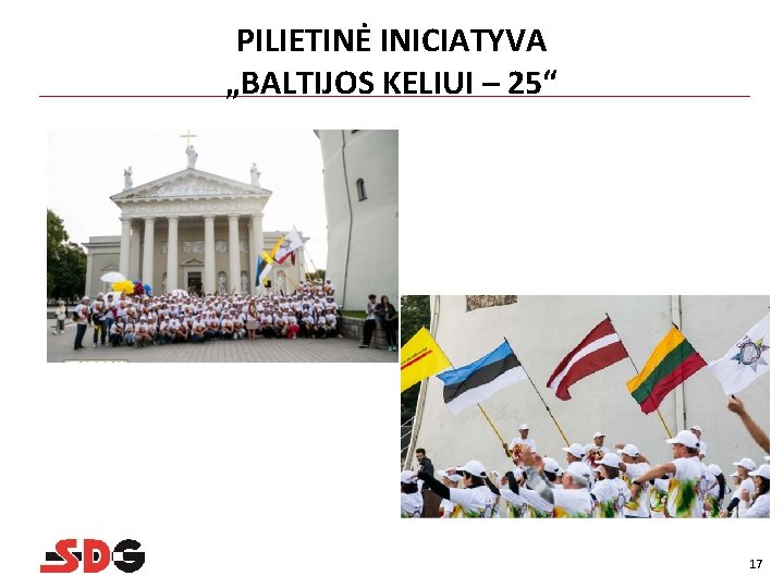 PILIETINĖ INICIATYVA „BALTIJOS KELIUI – 25“ 17 