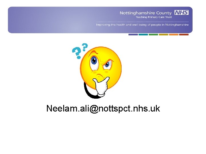 Neelam. ali@nottspct. nhs. uk 