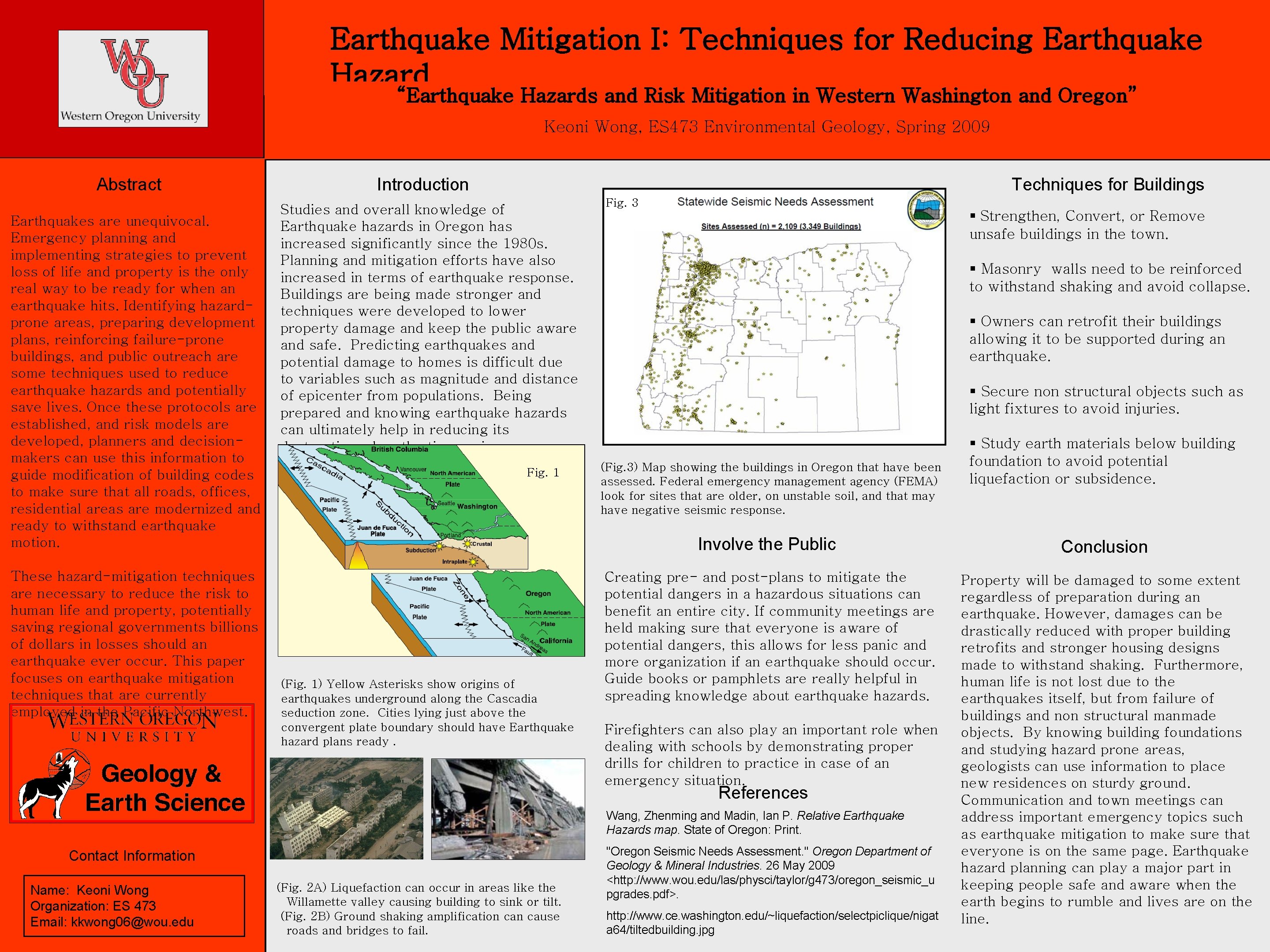 Earthquake Mitigation I: Techniques for Reducing Earthquake Hazard “Earthquake Hazards and Risk Mitigation in