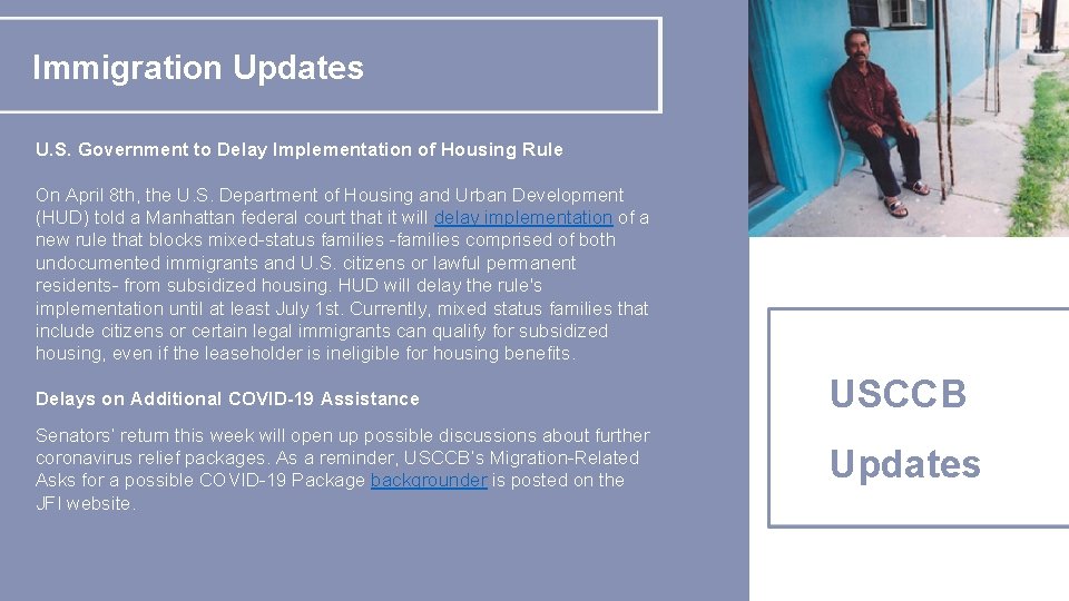Immigration Updates U. S. Government to Delay Implementation of Housing Rule On April 8