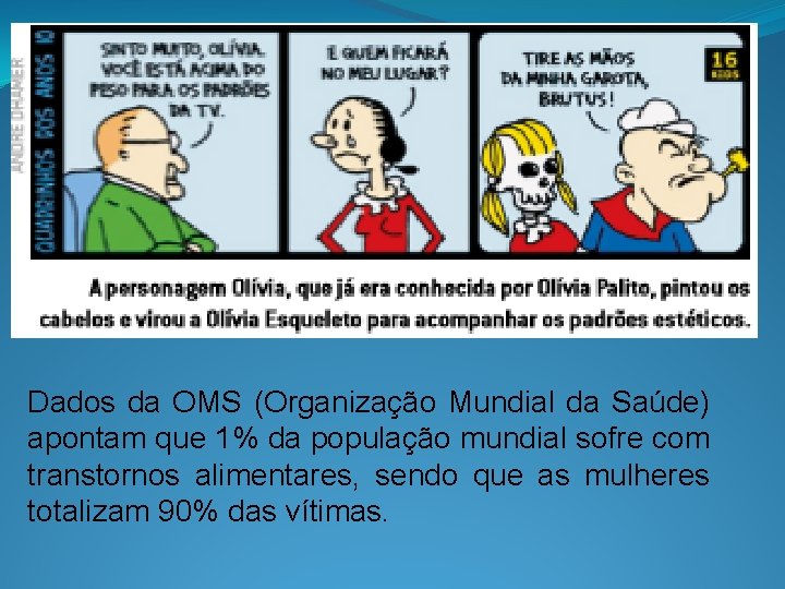 Dados da OMS (Organização Mundial da Saúde) apontam que 1% da população mundial sofre
