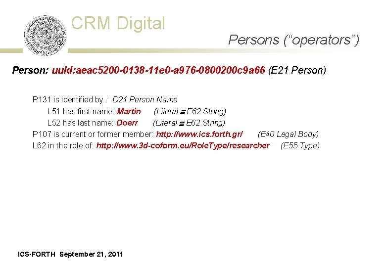 CRM Digital (“operators”) Data Persons Acquisition Event - Schema Person: uuid: aeac 5200 -0138