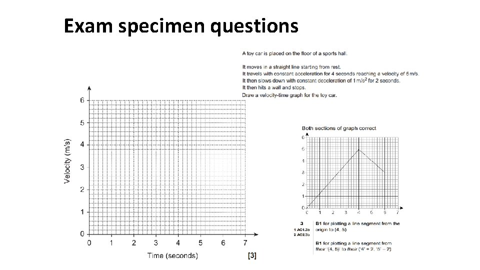 Exam specimen questions 