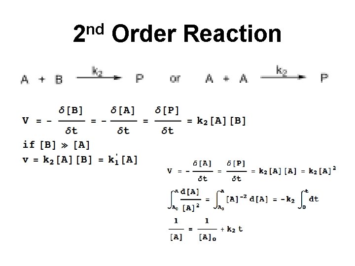 nd 2 Order Reaction 