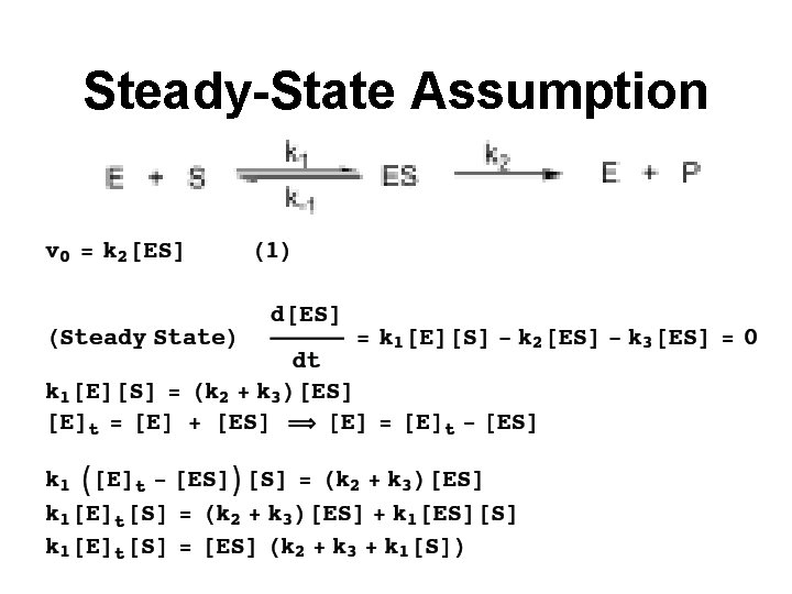 Steady-State Assumption 