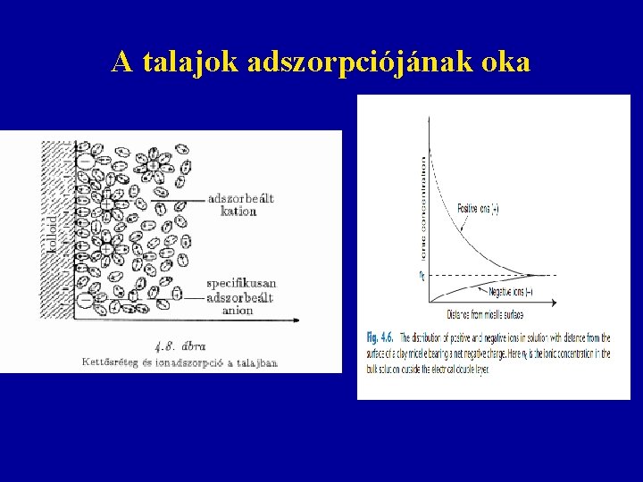 A talajok adszorpciójának oka 