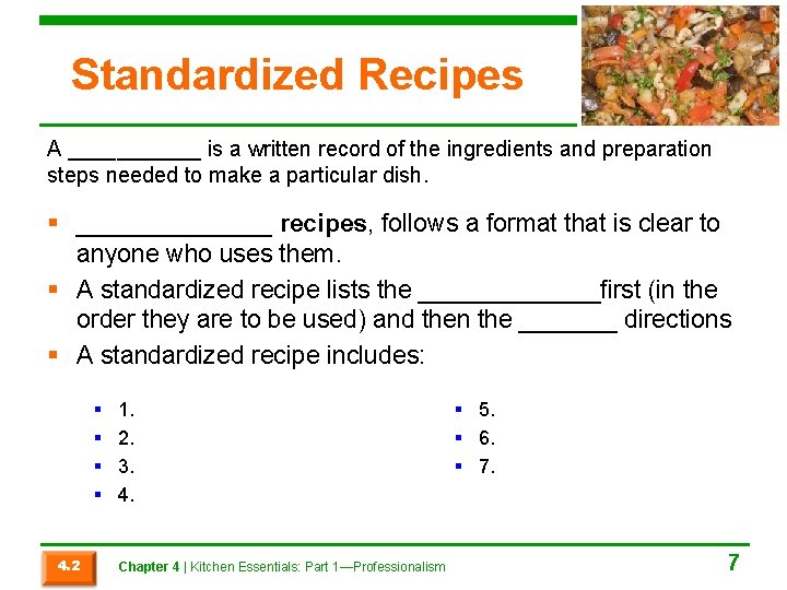 Chapter 4 Kitchen Essentials Part 1 Professionalism Copyright