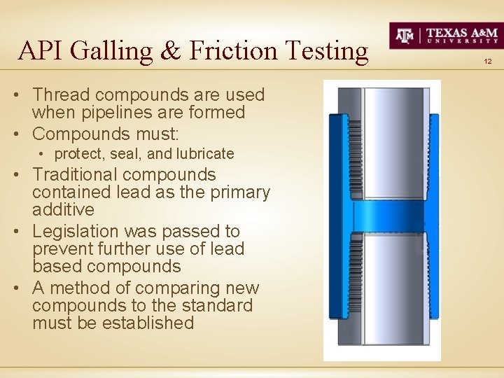 Tribology Research at TEXAS AM UNIVERSITY Surface and