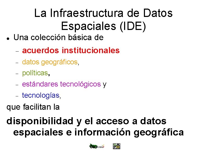 Infraestructura de Datos Espaciales Geoportal GAPO 6 de