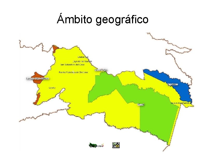 Ámbito geográfico Ámbito geográfico