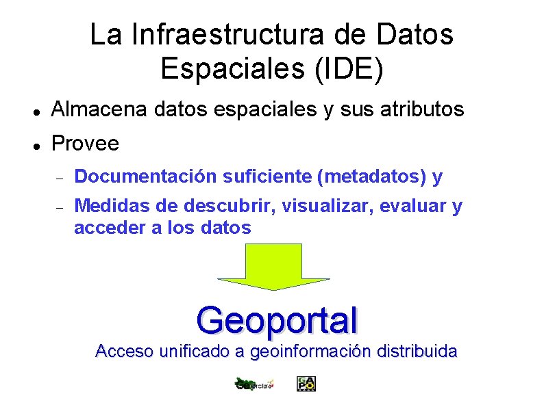 Infraestructura de Datos Espaciales Geoportal GAPO 6 de
