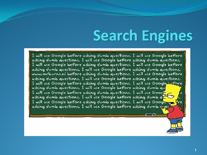 Search Engines 1 