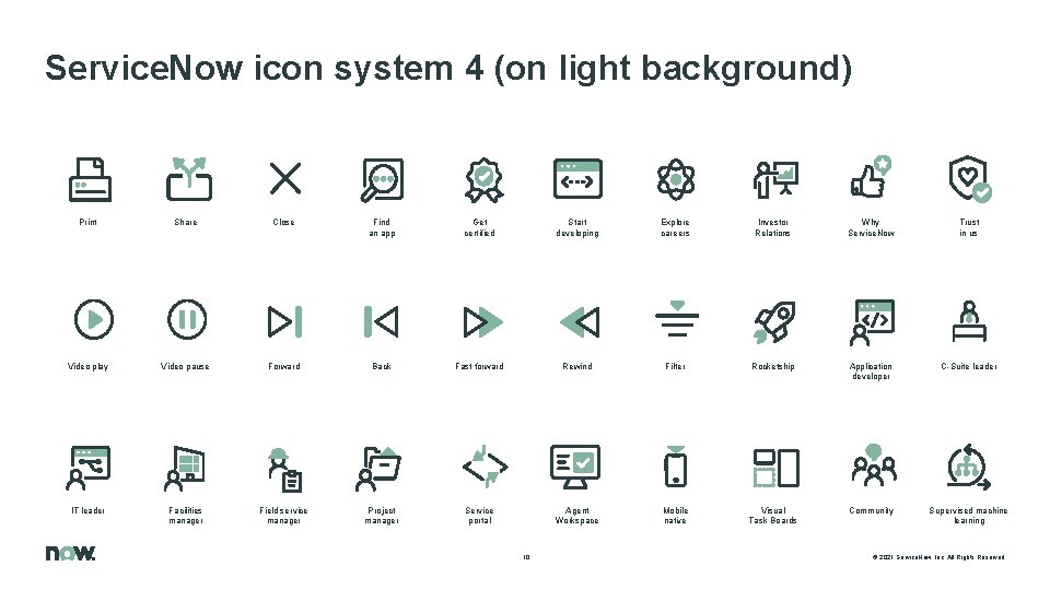 Service. Now icon system 4 (on light background) Print Share Close Find an app