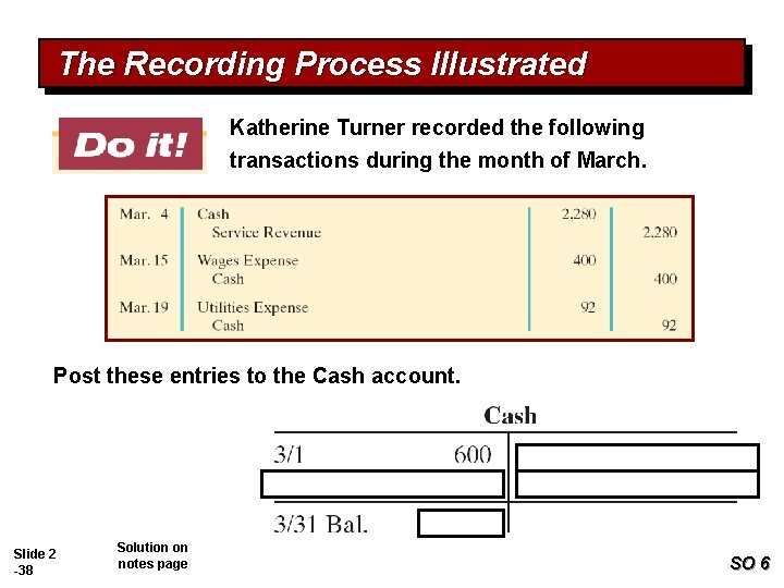 The Recording Process Illustrated Katherine Turner recorded the following transactions during the month of