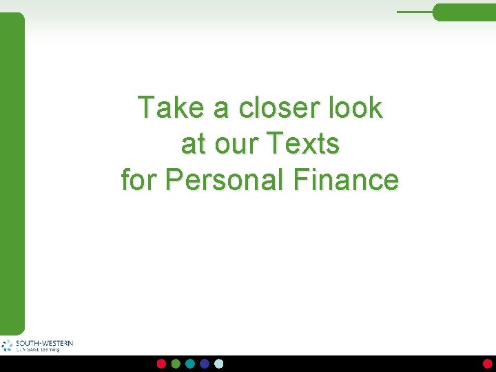 Take a closer look at our Texts for Personal Finance 